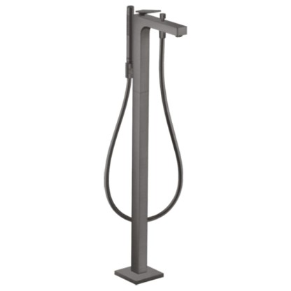 Axor Citterio Смеситель для ванны,напольный, с ручным душем, цвет: шлифованный черный хром