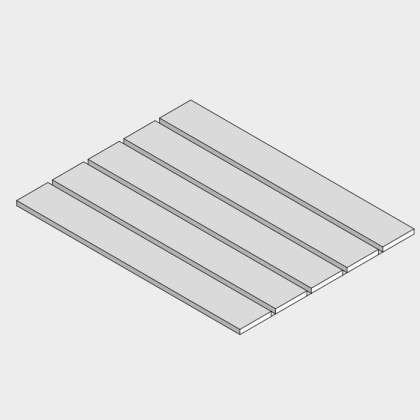 Effegibi Набор дорожек для Био-сауны Auki 36, цвет: канадский хемлок