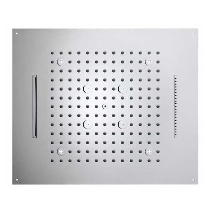 BOSSINI DREAM/4 Верхний душ 570 x 470 мм, 4 режима (дождь, каскад, водопад, туман), с 4 LED (белый), блок питания/управления, цвет: хром