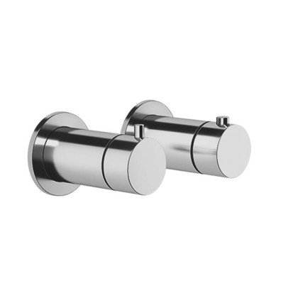 Gessi Anello Смеситель для душа, термостатический на 3 выхода, цвет: Finox Brushed Nickel