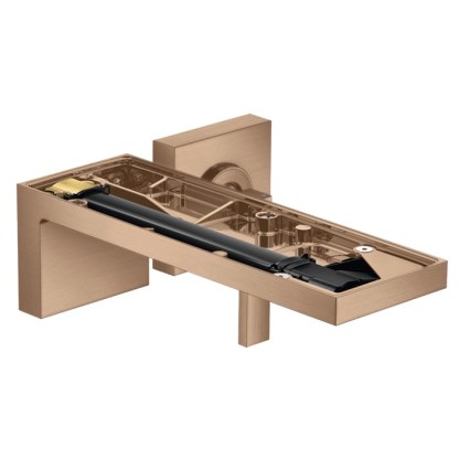 Axor MyEdition Смеситель для раковины, встраиваемый, излив: 22.1см., без панели, без встраиваемой части, цвет: шлифованное красное золото