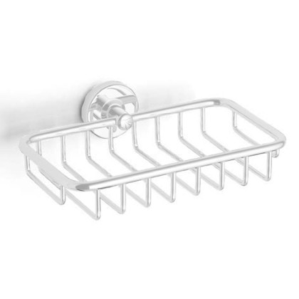 Bertocci Cinquecento Полка-сетка для душа 22х3х12 см, подвесная, цвет: белый матовый