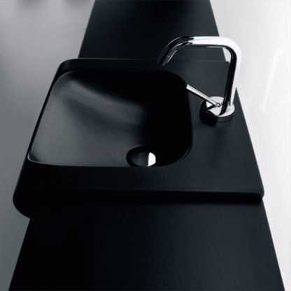 Kerasan Inka Project Раковина 60х40 см, 1 отв., цвет: черный глянцевый