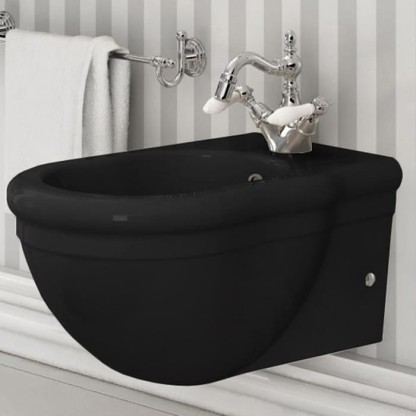 Artceram HERMITAGE Биде подвесное 36х55см с 1 отв под смеситель, с крепежом в комплекте, цвет: черный