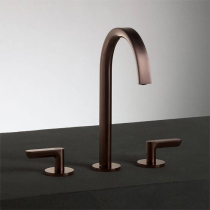 Fantini Icona Deco Смеситель для раковины, 3 отв., цвет: матовая медь