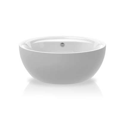 Knief Club Ванна отдельностоящая 160xH62 см, без слива-перелива, цвет: белый