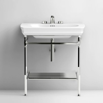 Artceram CIVITAS Структура металлическая 68х49.6см Quadra, полка сетка, напольная, цвет: хром