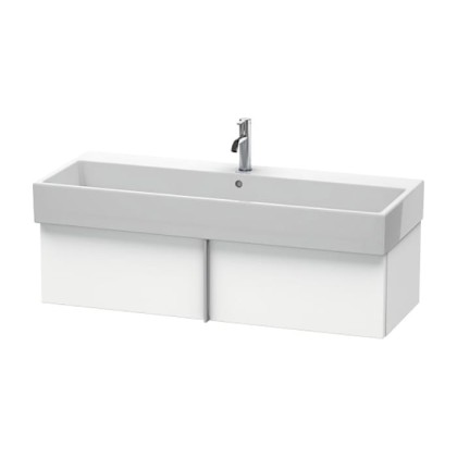 Duravit VA Тумба подвесная, 118.4x43.1х29.8см., с раковиной и 1 выдв. ящиком, цвет: белый матовый