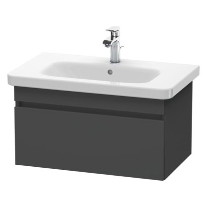 Duravit DuraStyle Тумба с раковиной 73х44.8х39.8см., подвесная, 1 ящик, цвет: Графит матовый