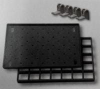 SANIT Набор решеток и крючков для мойки 60.005, цвет антрацит