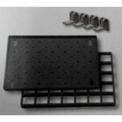 SANIT Набор решеток и крючков для мойки 60.005, цвет антрацит