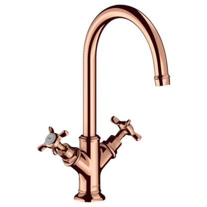 Axor Montreux Смеситель для раковины 210, на 1 отв., цвет: полированное красное золото