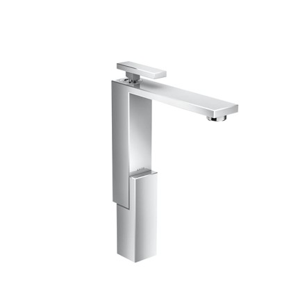 Axor Edge Смеситель для раковины, на 1 отв., с донным клапаном push/open, излив 180мм, цвет: хром