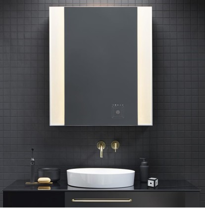 Burgbad RL40 Зеркало 100х68х80см.,подсветка, Smart-Home-System, 2 розетки