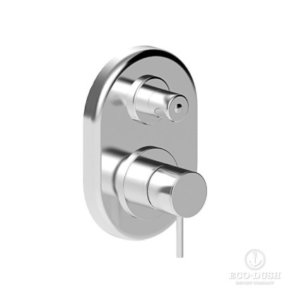 Stella Lucilla Встраиваемый смеситель для ванны/душа 3254MC с авт.переключателем, цвет: хром