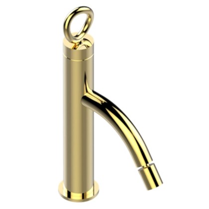 THG Collection O Смеситель для биде, на 1 отв., с донным клапаном, цвет: Soft matt gold
