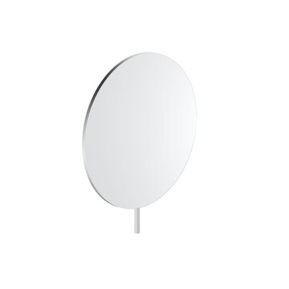 Fantini Young Зеркло косметическое настенное круглое 20 см, отделка матовая натуральная сталь