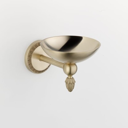 THG Malmaison Metal Мыльница металлическая, подвесная, цвет: Soft matt gold