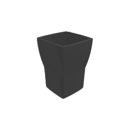 Bertocci Grace Cтакан настольный, керамический, цвет: черный