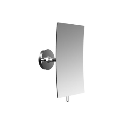 EMCO Pure Зеркало косметическое, 208x132мм, настенное, одинарный, 3x кратное увеличение, подвесной, цвет: хром