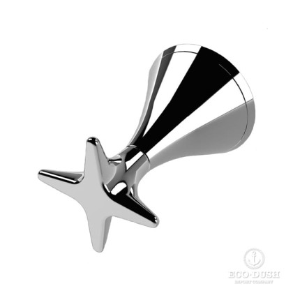 Stella 130 Встраиваемый переключатель для душа 0/153 на 2 выхода, цвет: хром