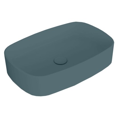 Simas Folio Раковина накладная 60х40х13cм., без отв., цвет: Navy matt