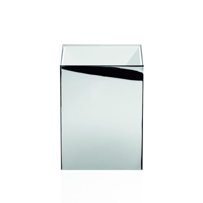 Decor Walther DW 74 Корзина для бумаги 17x17x24см, напольная, цвет: хром