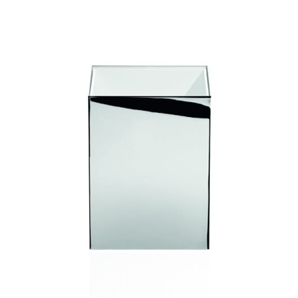 Decor Walther DW 74 Корзина для бумаги 17x17x24см, напольная, цвет: хром