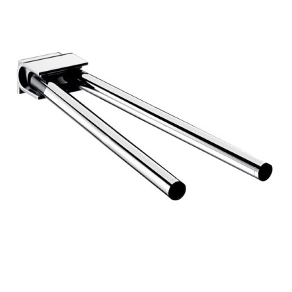 EMCO System2 Двойной повортоный держатель для полотенец, 34.6см, подвесной, цвет: хром