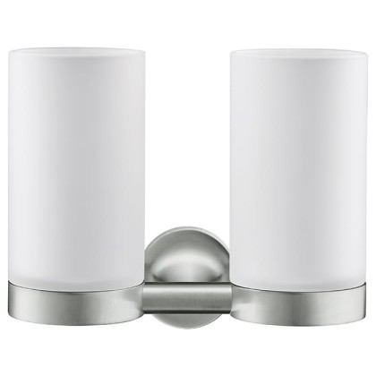 Duravit Starck T Стаканы, подвесные, цвет: Stainless steel Brushed