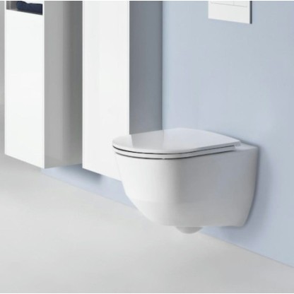 LAUFEN Pro Унитаз подвесной, безободковый 53х36х34см, цвет: белый СИДЕНЬЕ НА ВЫБОР