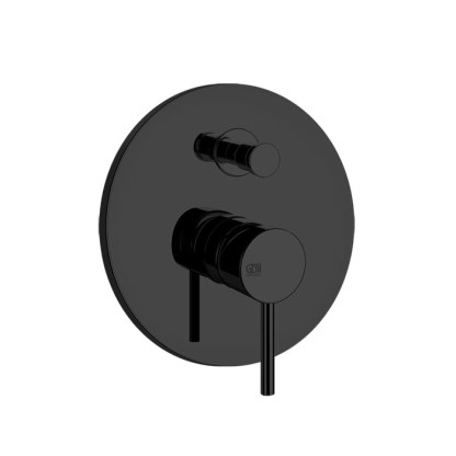 Gessi Emporio  Via tortona Смеситель для душа, встраиваемый, на 2 выхода с переключателем ванна-душ, цвет: Black XL