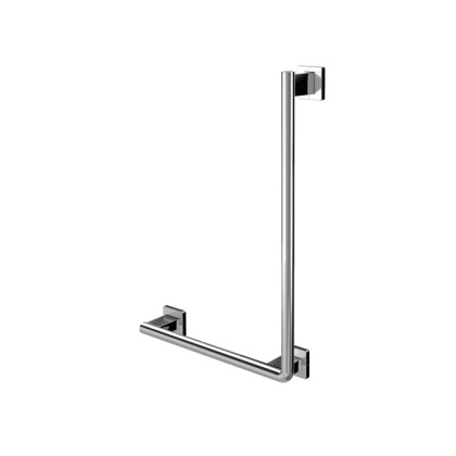 EMCO System2 Поручень изогнутый, левый, угол 90°, подвесной, цвет: хром