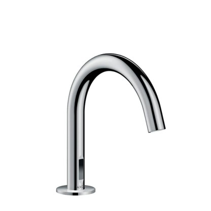 Axor Uno Смеситель для раковины 100, на 1 отв., излив: 147мм, электронный, с регулировкой температуры, питание от сети, цвет: хром