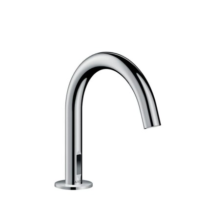 Axor Uno Смеситель для раковины 100, на 1 отв., излив: 147мм, электронный, с регулировкой температуры, питание от сети, цвет: хром