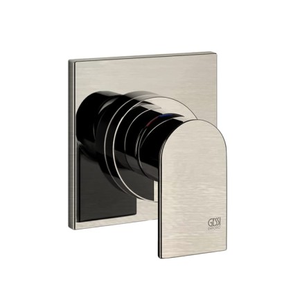 Gessi Emporio Via manzoni Смеситель для душа, встраиваемый, на 1 позицию, цвет: Finox Brushed Nickel