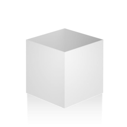 Decor Walther DW 365 Бокс универсальный 8.5x8.5x9см, настольный, цвет: белый матовый