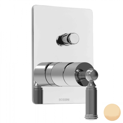 Bossini Liberty Смеситель для душа, встраиваемый, с переключателем на 2 источника, цвет: античная бронза