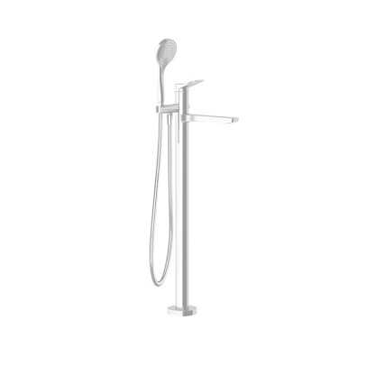 Gessi Rilievo Смесителя для ванны, напольнный, с душевой лейкой, цвет: White CN
