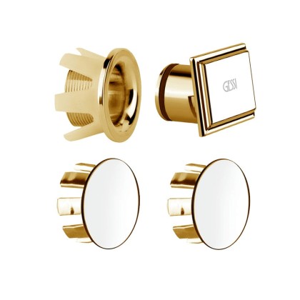 Gessi Eleganza Пробка для перелива с пробками для боковых отверстий для арт. 46755, цвет: Gold CCP