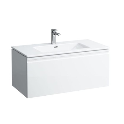 Laufen Pro S Тумба с раковиной 100х50х46см, подвесная, цвет: белый глянцевый