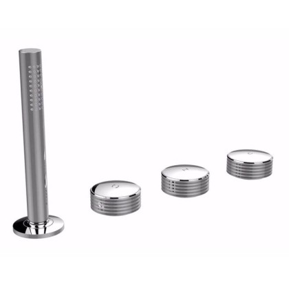 Carlo Frattini Texture Collection, Смеситель к борту ванны 1500 мм, цвет: Хром