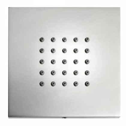 Bossini Cubic Flat Настенная форсунка 10х10 см, цвет: хром