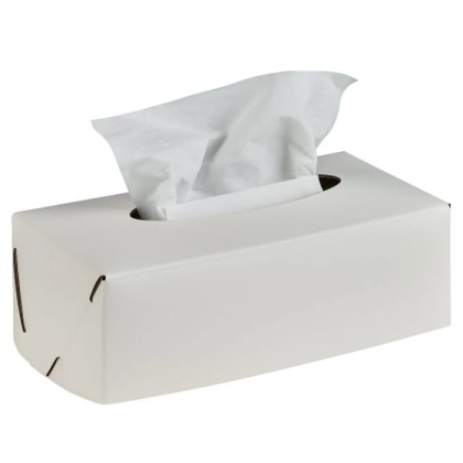 ADJ Салфетница Kleenex, 23x12xH7,5 см., цвет: белый/панна котта