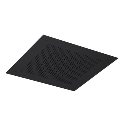 Almar Velvet Rain Верхний душ, встраиваемый, 38х38см., 2 режима, цвет: черный матовый