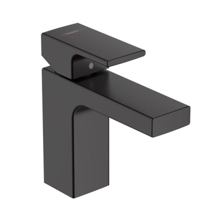Hansgrohe Vernis Blend Смеситель для раковины, излив 100 мм, цвет: матовый черный