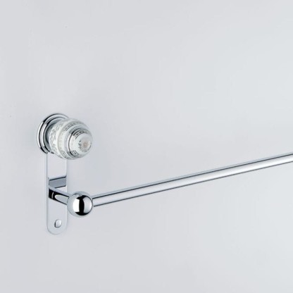 THG Marquise platinum decor Полотенцедержатель 60см., подвесной, декор белый/платина, цвет: хром