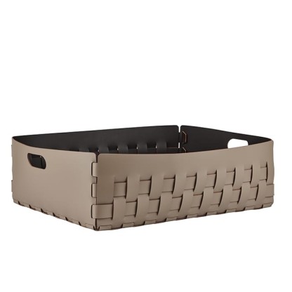 ADJ Корзинка Bottega, 60x50xH20 см., цвет: капучино/шоколад