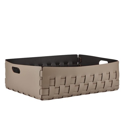 ADJ Корзинка Bottega, 60x50xH20 см., цвет: капучино/шоколад