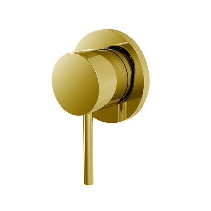 Fima Carlo Frattini Spillo Up F3033N1OR Однорычажный встраиваемый смеситель для ванны и душа, внешняя часть, цвет: золото